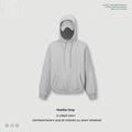 Streetwear Heart-Shaped Hug-Eyemask Hoodie
