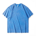 Heavy Cotton Washing To Make Old Short Sleeves