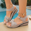 Retro Womens Sandals Stitched Espadrilles Plus Size