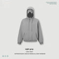 Streetwear Heart-Shaped Hug-Eyemask Hoodie