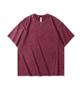 Heavy Cotton Washing To Make Old Short Sleeves