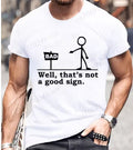 Mens Printed Casual Comfort Short-Sleeve Top