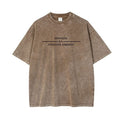 High-end Vintage Snow-washed Mens Top