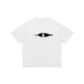 Plus-size Cotton Zip-up Dog-print Casual Summer Couple T-shirts