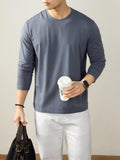Langan Modal Cotton Long-Sleeve T-Shirt For Men