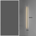 Simple Modern Minimalist Long Strip Living Room Grille Wall Lamp