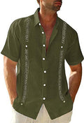 3D-printed Mens Short-sleeve Shirt, Beach Top