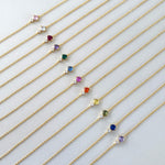 S925 Sterling Silver Necklace With Twelve Birthstone Pendants, A Light-luxury, Niche Design