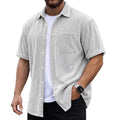 Mens Corduroy Short-Sleeve Shirt